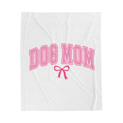 Dog Mom Blanket – Cozy & Soft Gift for Dog Lovers & Pet Moms
