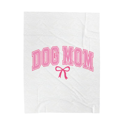Dog Mom Blanket – Cozy & Soft Gift for Dog Lovers & Pet Moms