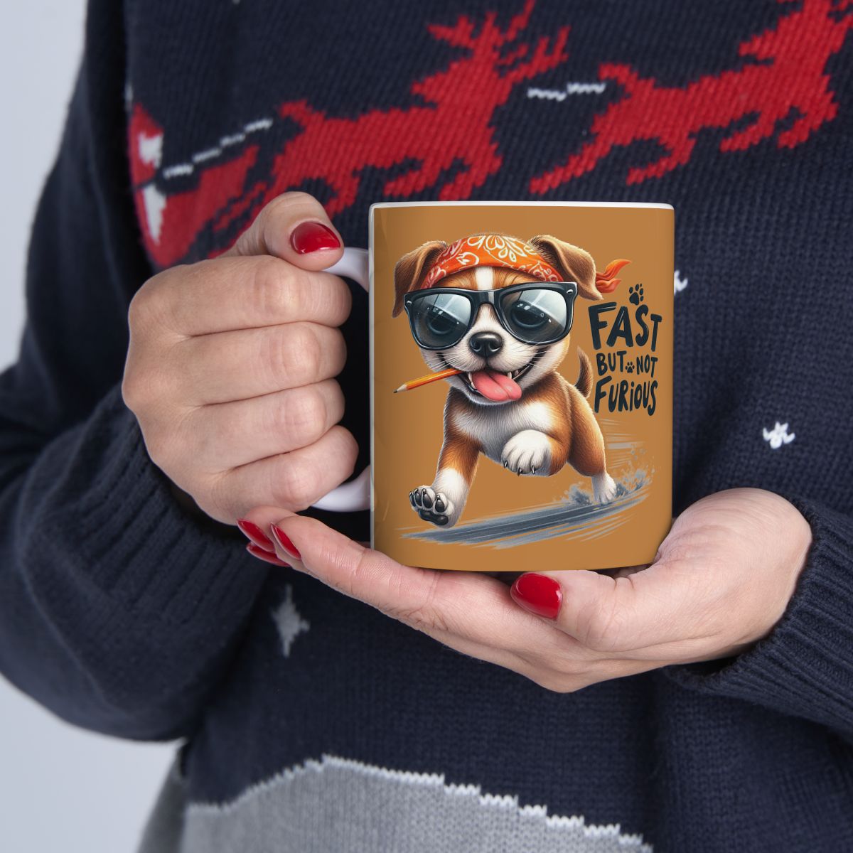 Fast But Not Furious Dog Lover Mug – Funny Gift for Pet Owners