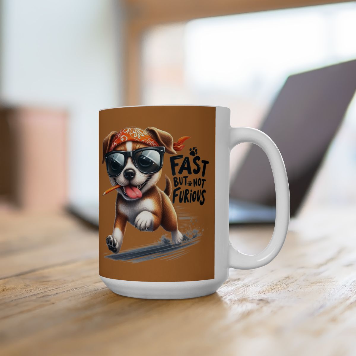 Fast But Not Furious Dog Lover Mug – Funny Gift for Pet Owners