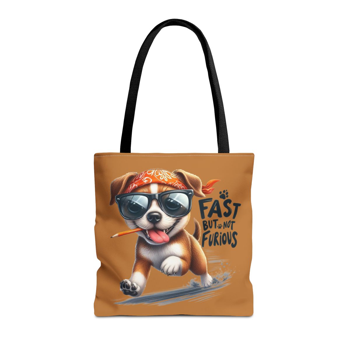 Fast But Not Furious Tote Bag – Funny Gift for Dog Lovers