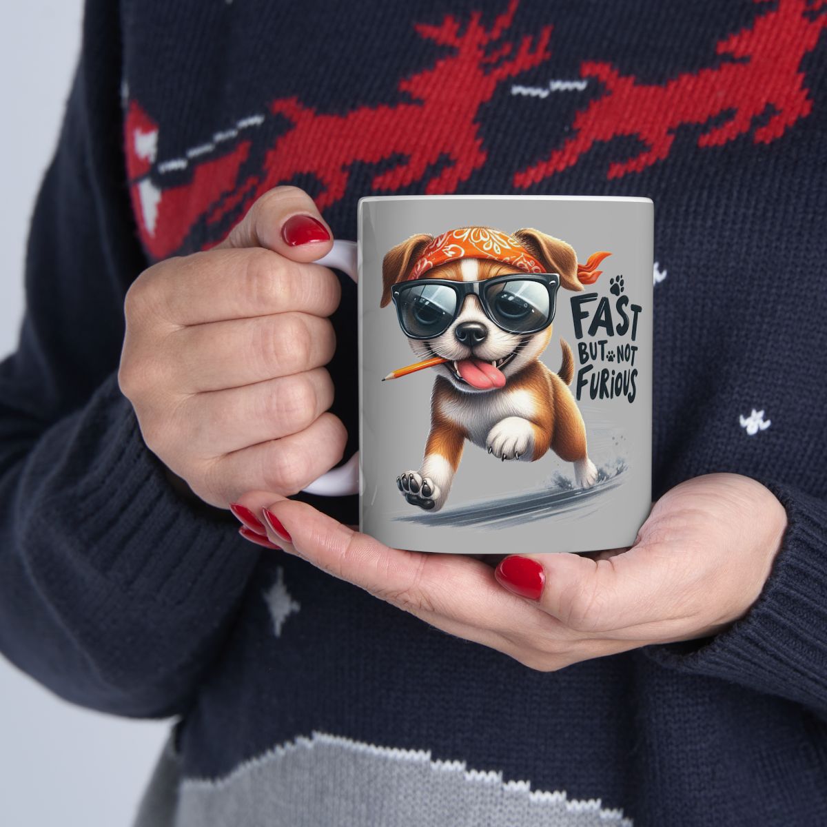 Fast But Not Furious Dog Lover Mug – Funny Gift for Pet Owners