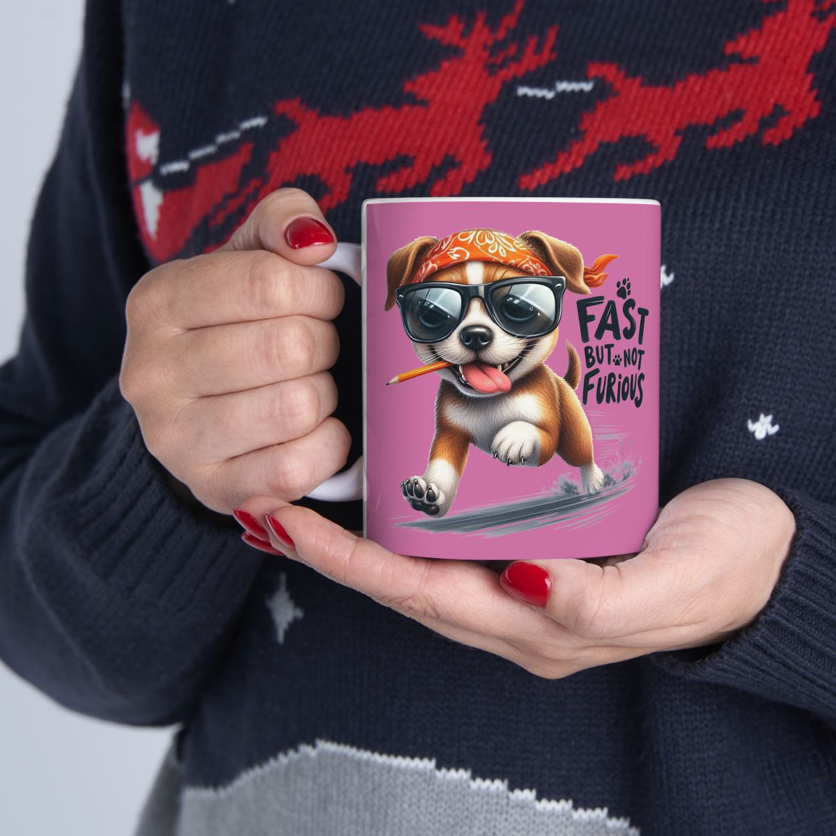 Fast But Not Furious Dog Lover Mug – Funny Gift for Pet Owners