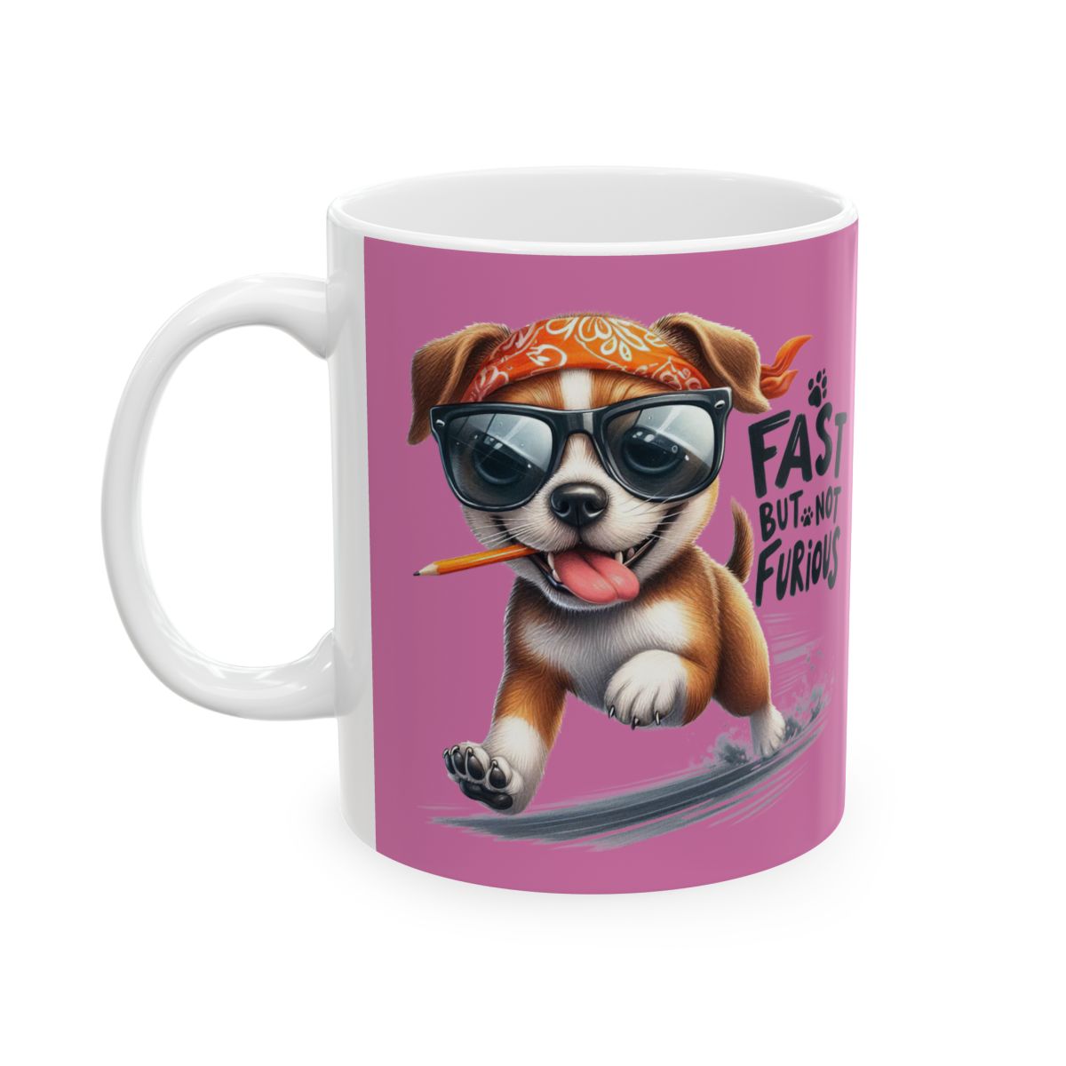 Fast But Not Furious Dog Lover Mug – Funny Gift for Pet Owners