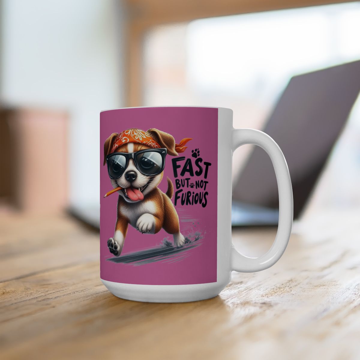 Fast But Not Furious Dog Lover Mug – Funny Gift for Pet Owners