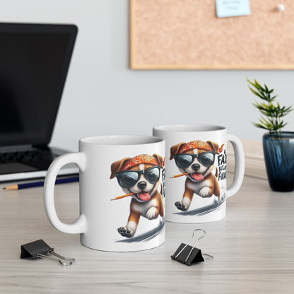 Fast But Not Furious Dog Lover Mug – Funny Gift for Pet Owners