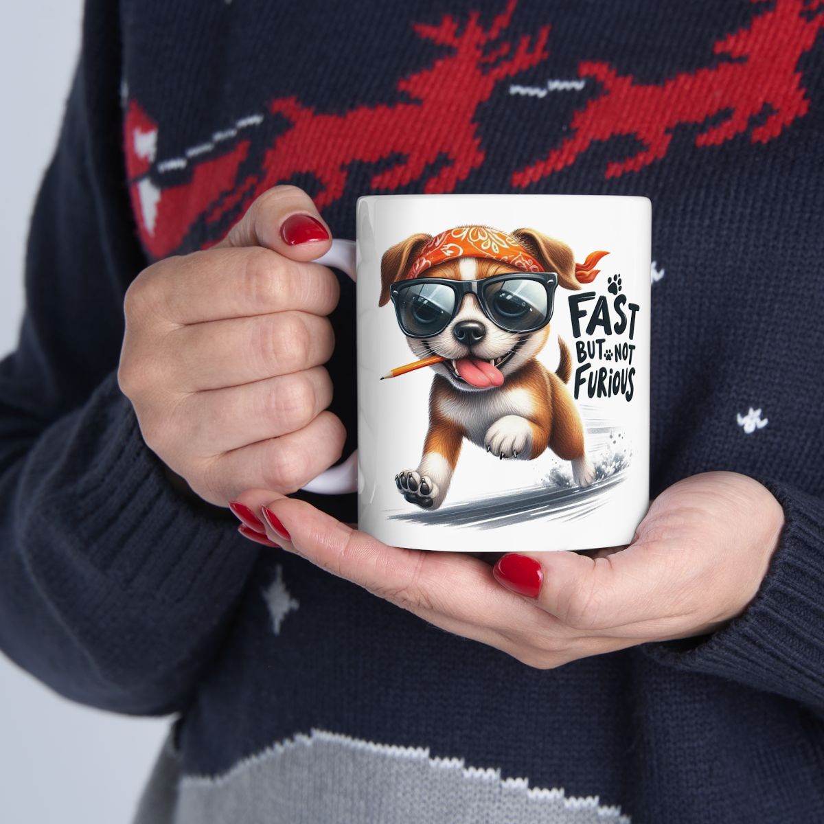 Fast But Not Furious Dog Lover Mug – Funny Gift for Pet Owners