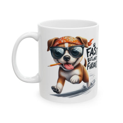 Fast But Not Furious Dog Lover Mug – Funny Gift for Pet Owners
