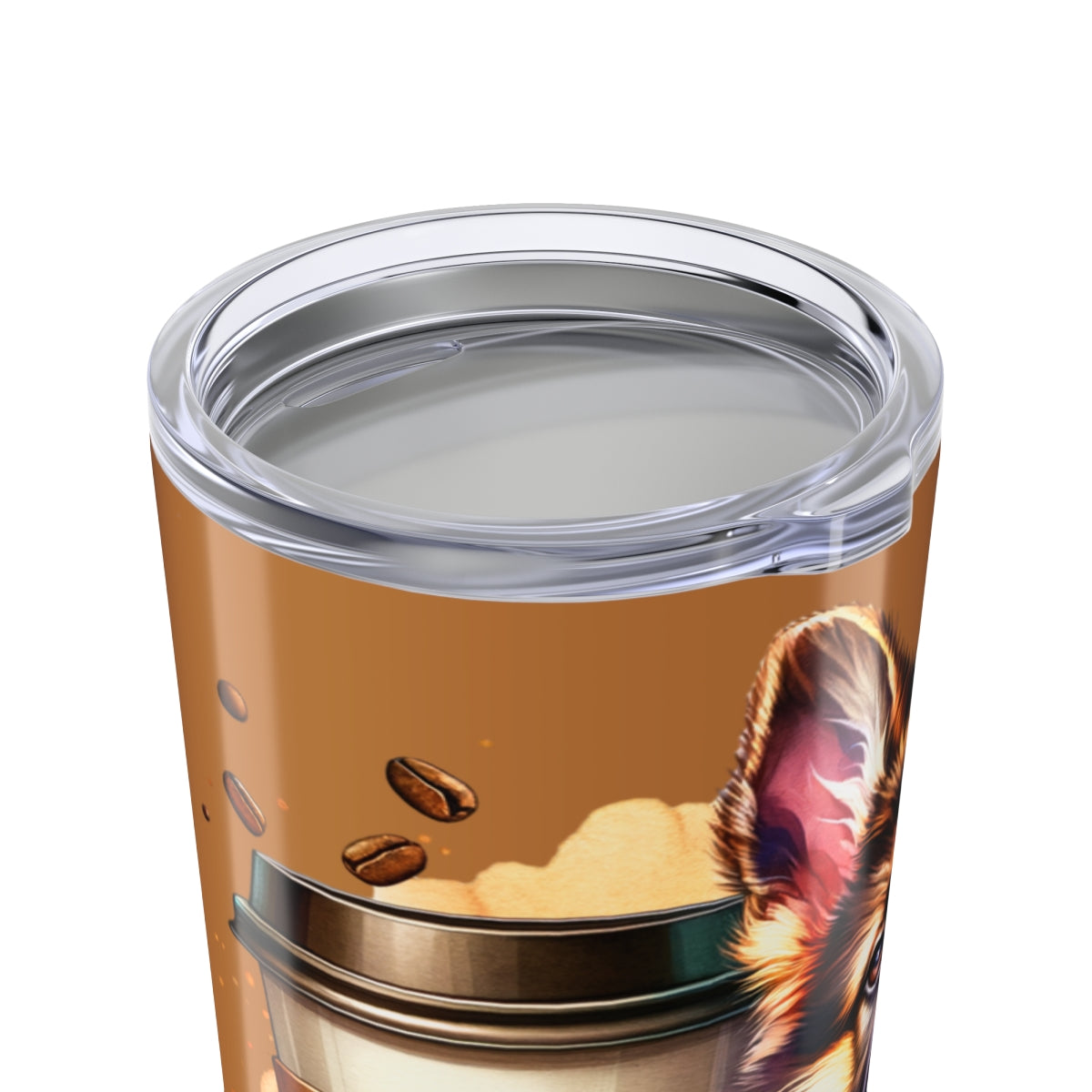 German Shepherd Coffee Tumbler - 20oz Stainless Steel Dog Lover Gift