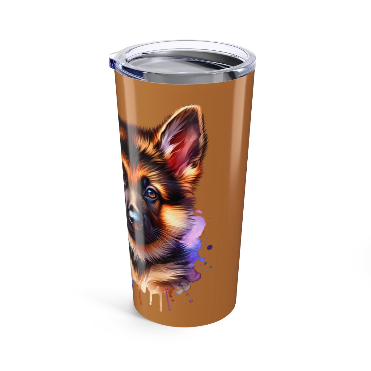 German Shepherd Coffee Tumbler - 20oz Stainless Steel Dog Lover Gift