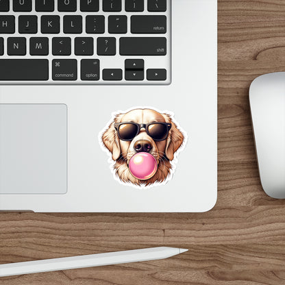 Golden-with-Gum- Die-Cut Stickers
