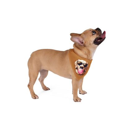 Golden-with-Gum--white-Pet Bandana