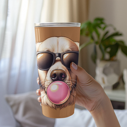 Golden-with-Gum--white-Tumbler 20oz