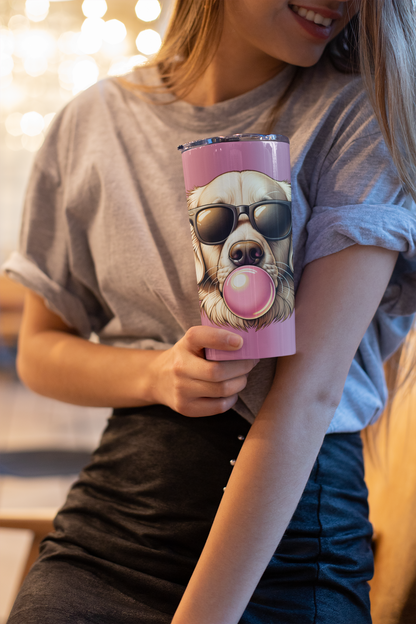 Golden-with-Gum--white-Tumbler 20oz