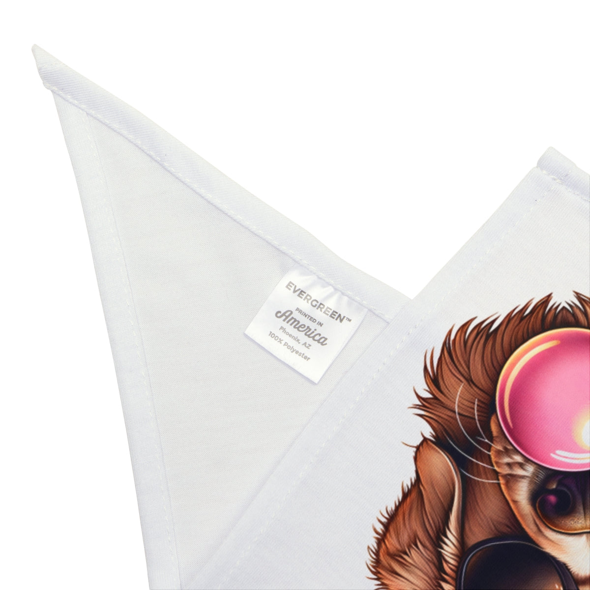 Golden-with-Gum--white-Pet Bandana