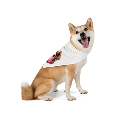 Golden-with-Gum--white-Pet Bandana