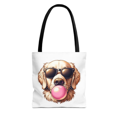 Golden-with-Gum-white-Tote Bag