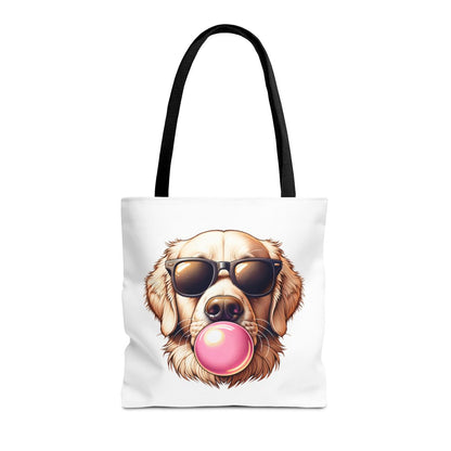 Golden-with-Gum-white-Tote Bag