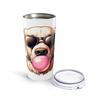 Golden-with-Gum--white-Tumbler 20oz