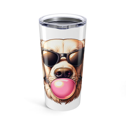 Golden-with-Gum--white-Tumbler 20oz