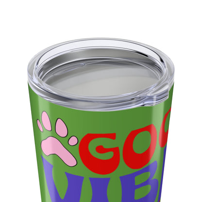 Good Vibes With Shih Tzu Tumbler - 20oz Insulated Cup for Dog Lovers