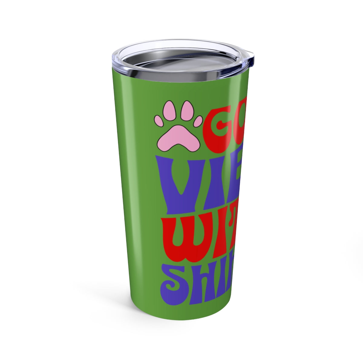 Good Vibes With Shih Tzu Tumbler - 20oz Insulated Cup for Dog Lovers