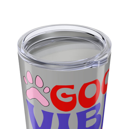 Good Vibes With Shih Tzu Tumbler - 20oz Insulated Cup for Dog Lovers
