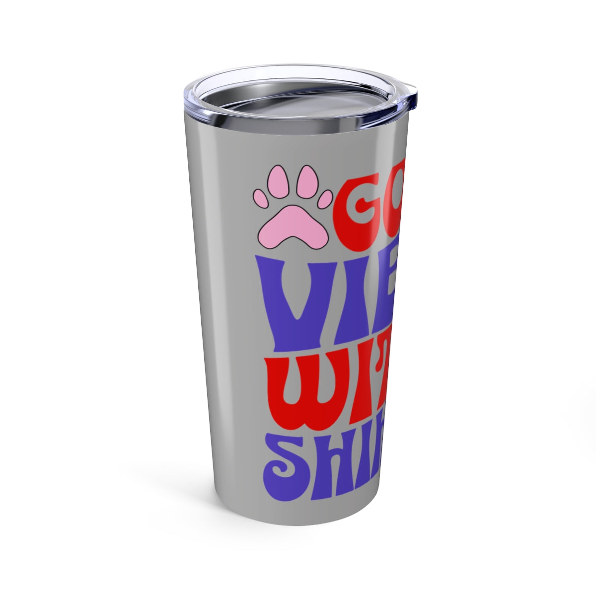 Good Vibes With Shih Tzu Tumbler - 20oz Insulated Cup for Dog Lovers