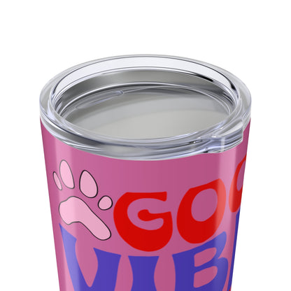 Good Vibes With Shih Tzu Tumbler - 20oz Insulated Cup for Dog Lovers