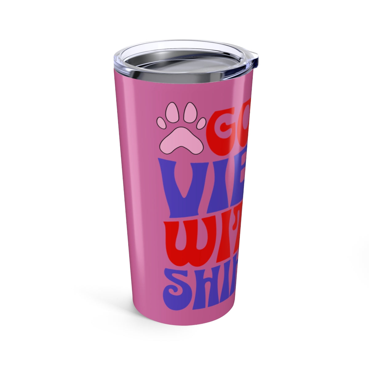 Good Vibes With Shih Tzu Tumbler - 20oz Insulated Cup for Dog Lovers