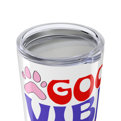 Good Vibes With Shih Tzu Tumbler - 20oz Insulated Cup for Dog Lovers