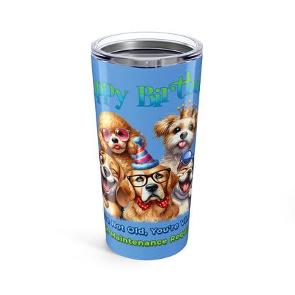 Funny Dog Birthday Tumbler – You’re Not Old, You’re Vintage Gift