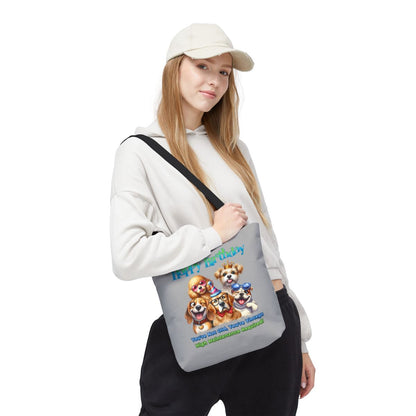 Vintage Dog Birthday Tote - Funny Gift for Dog Lovers & Women