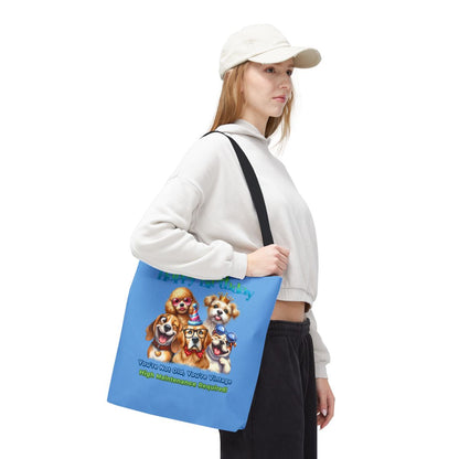 Vintage Dog Birthday Tote - Funny Gift for Dog Lovers & Women