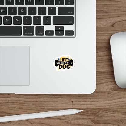 Life Is Better With Dog Sticker – Cute Gift for Dog Lovers & Owners