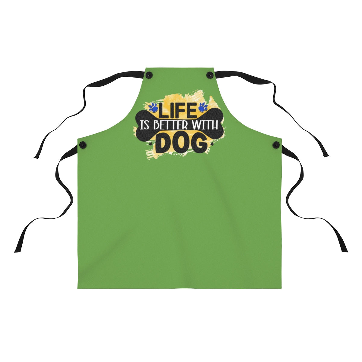 Life Is Better With Dog Apron – Cute Gift for Dog Lovers and Owners