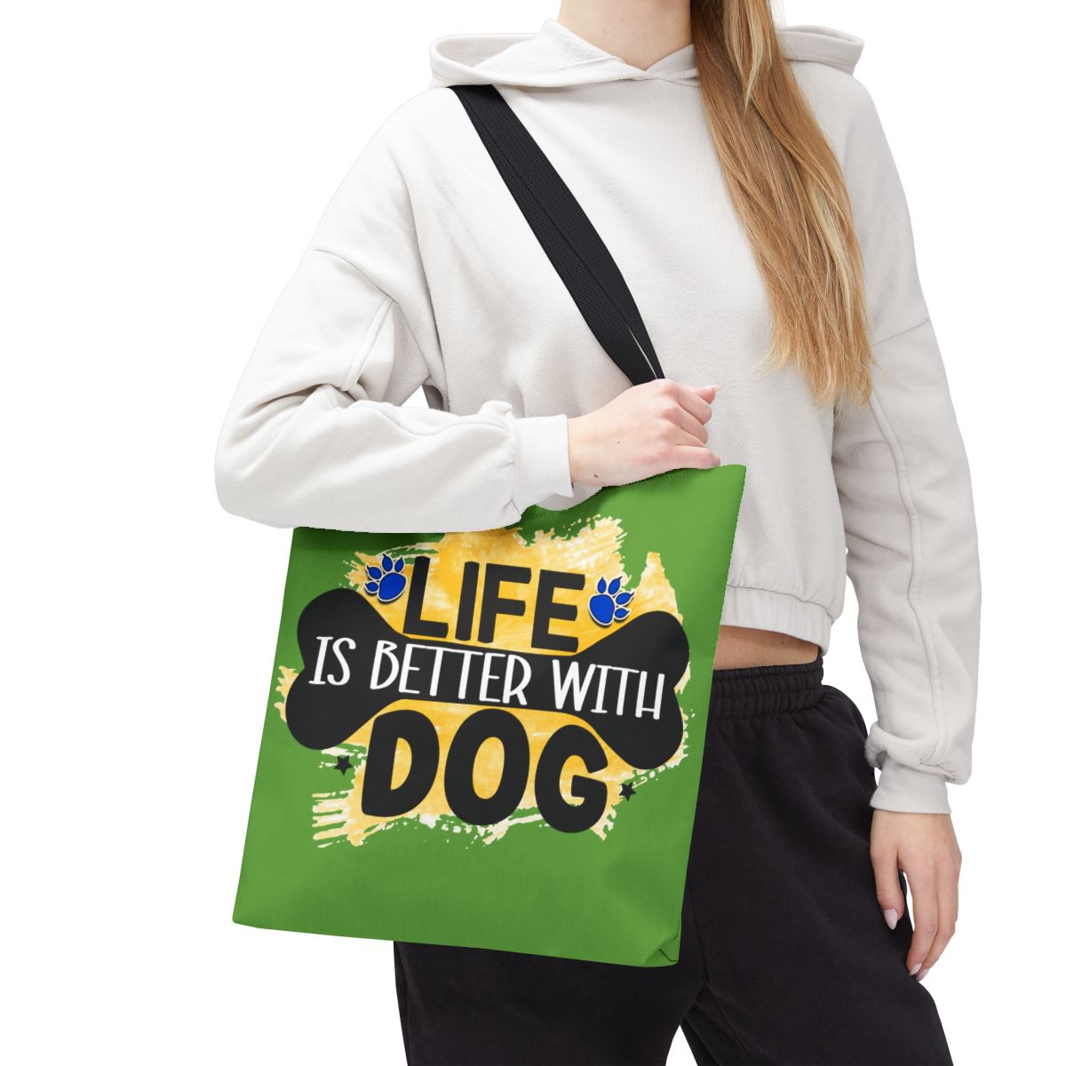 Life Is Better With Dog Tote Bag – Stylish & Durable for Dog Lovers
