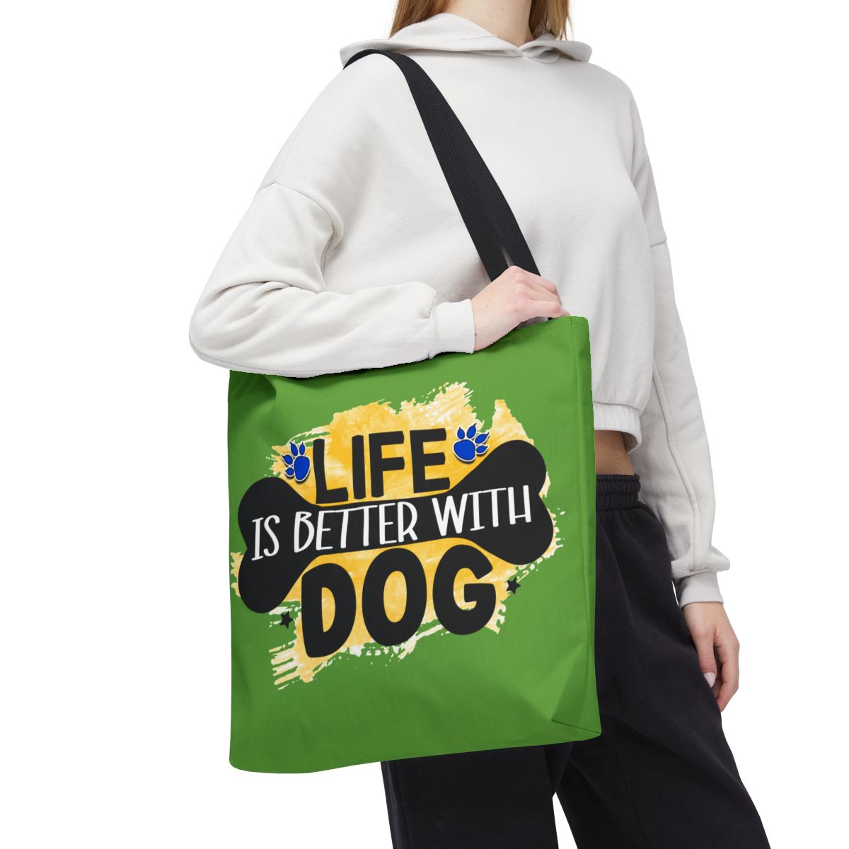 Life Is Better With Dog Tote Bag – Stylish & Durable for Dog Lovers