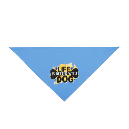 Life Is Better With Dog Bandana – Cute Gift for Shih Tzu Lovers
