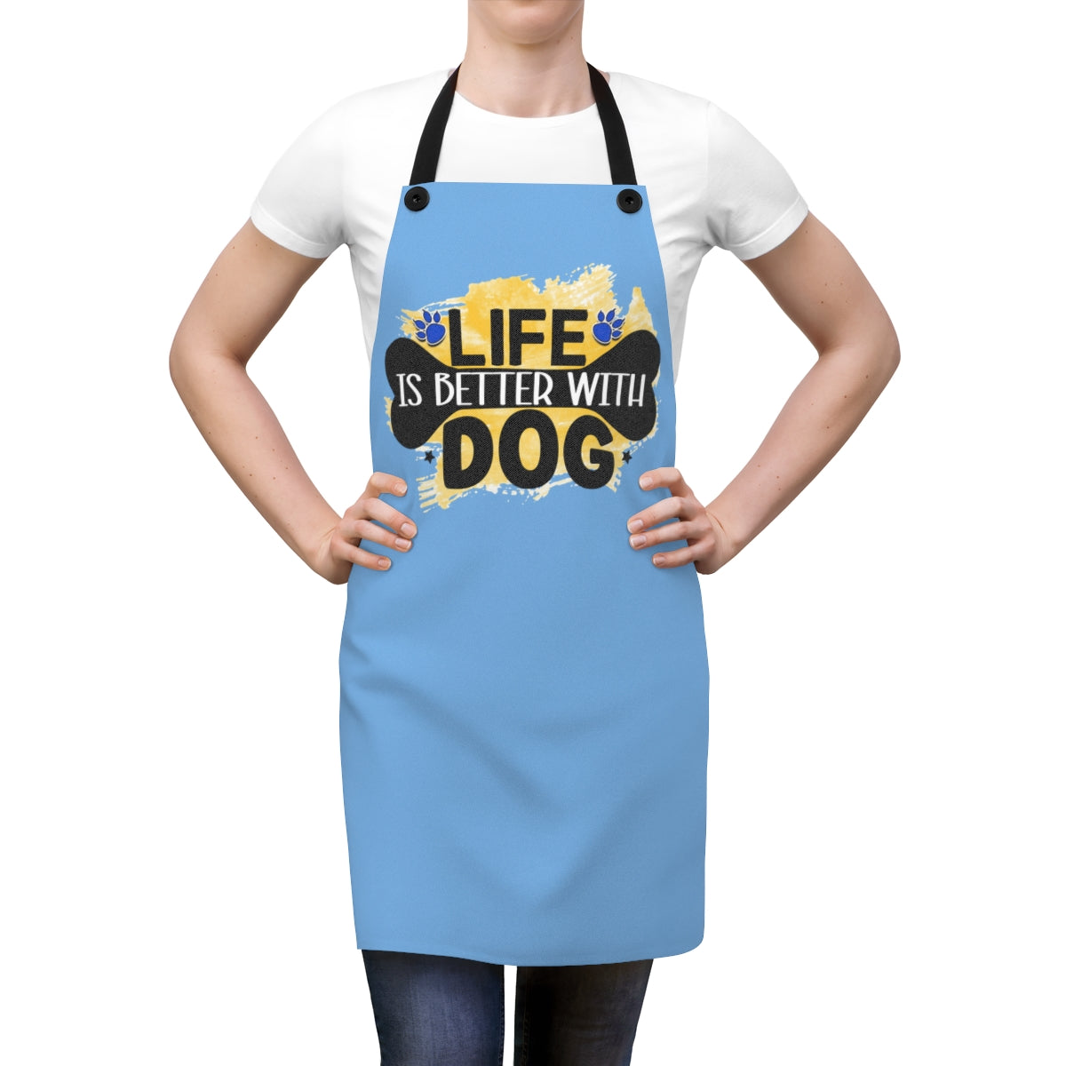 Life Is Better With Dog Apron – Cute Gift for Dog Lovers and Owners