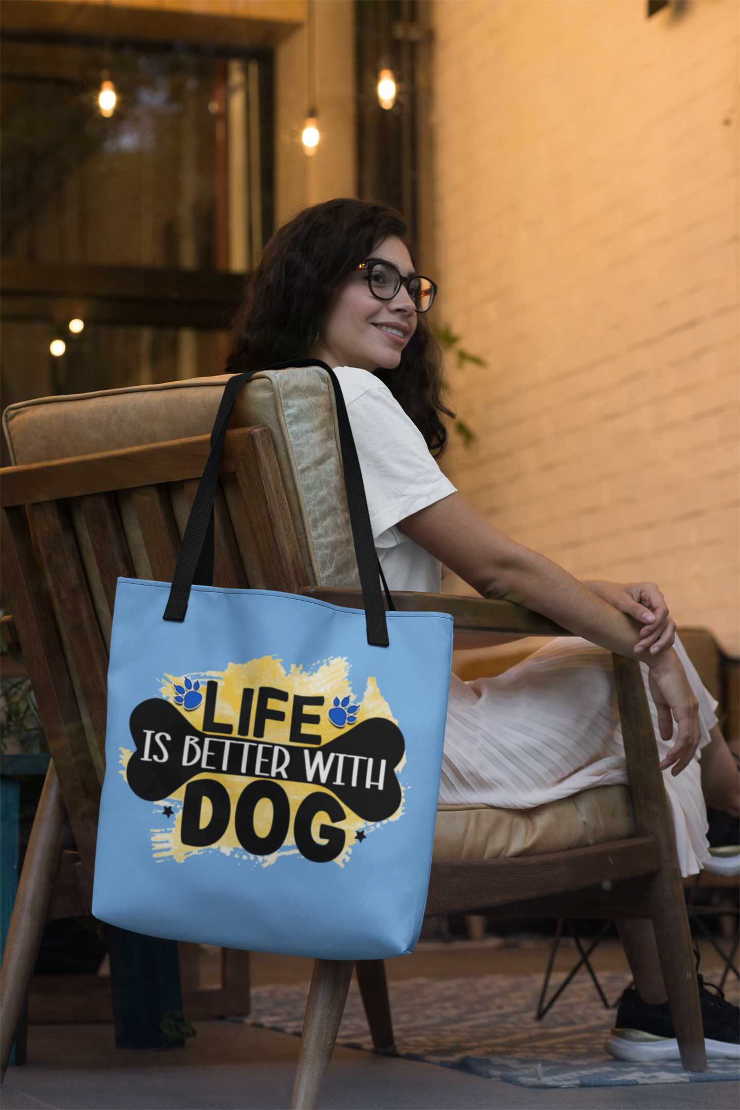Life Is Better With Dog Tote Bag – Stylish & Durable for Dog Lovers