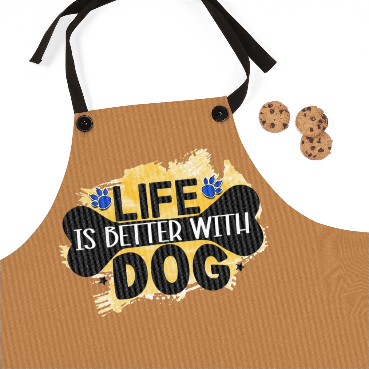 Life Is Better With Dog Apron – Cute Gift for Dog Lovers and Owners