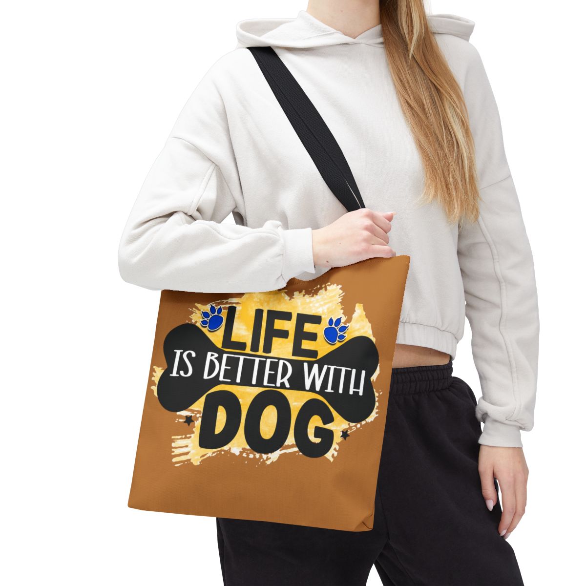 Life Is Better With Dog Tote Bag – Stylish & Durable for Dog Lovers
