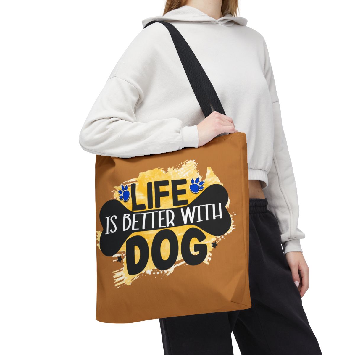 Life Is Better With Dog Tote Bag – Stylish & Durable for Dog Lovers