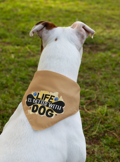 Life Is Better With Dog Bandana – Cute Gift for Shih Tzu Lovers