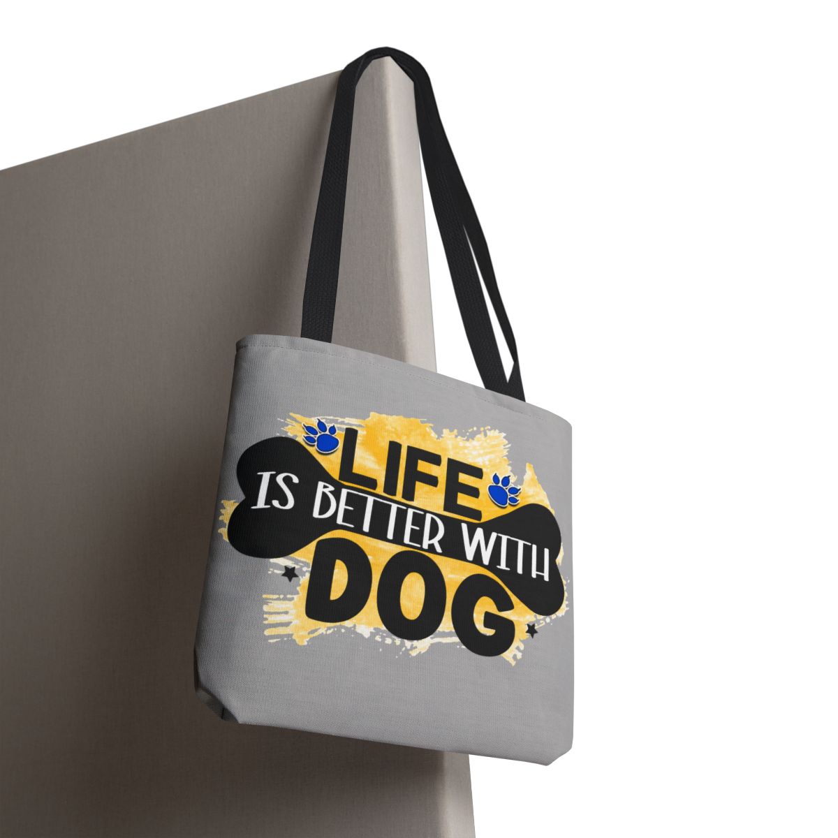 Life Is Better With Dog Tote Bag – Stylish & Durable for Dog Lovers