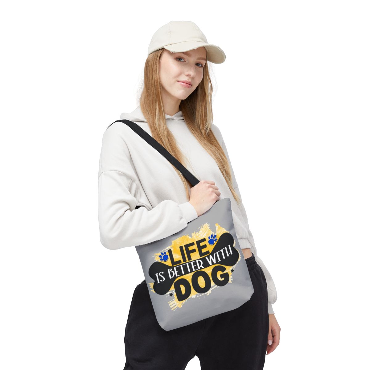 Life Is Better With Dog Tote Bag – Stylish & Durable for Dog Lovers