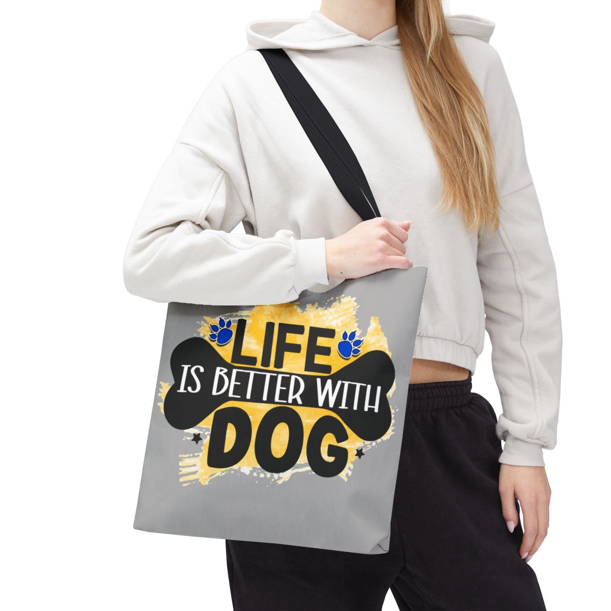 Life Is Better With Dog Tote Bag – Stylish & Durable for Dog Lovers