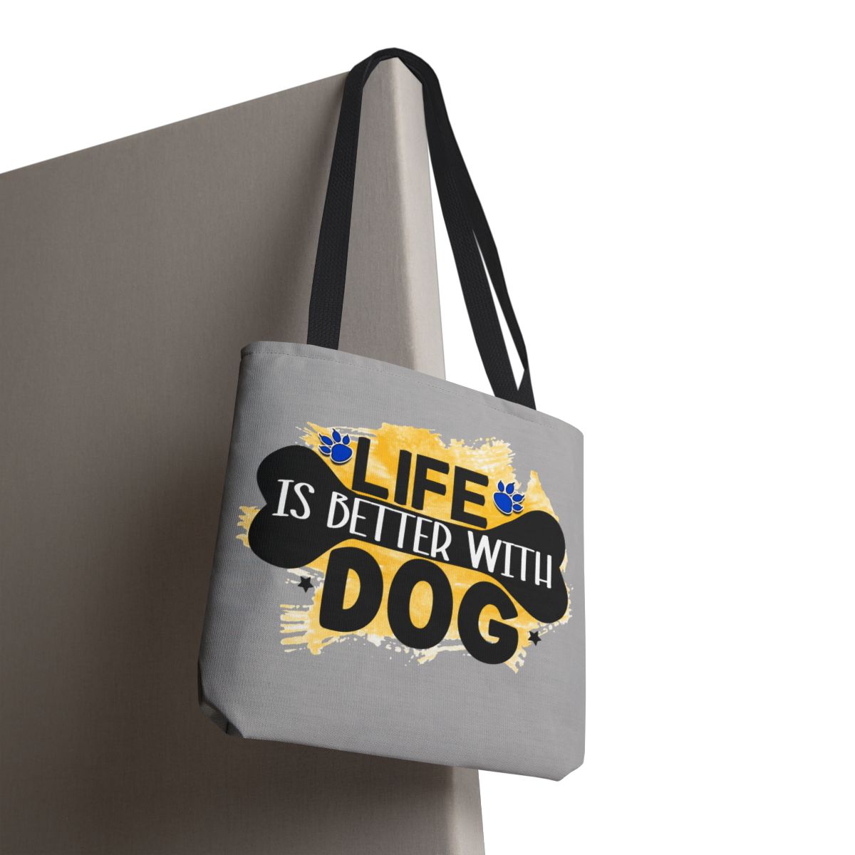 Life Is Better With Dog Tote Bag – Stylish & Durable for Dog Lovers