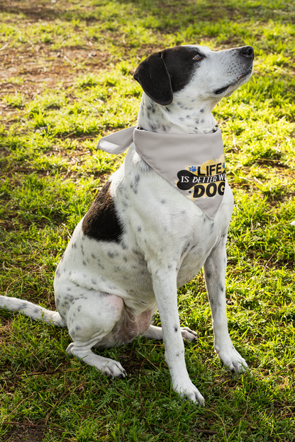 Life Is Better With Dog Bandana – Cute Gift for Shih Tzu Lovers